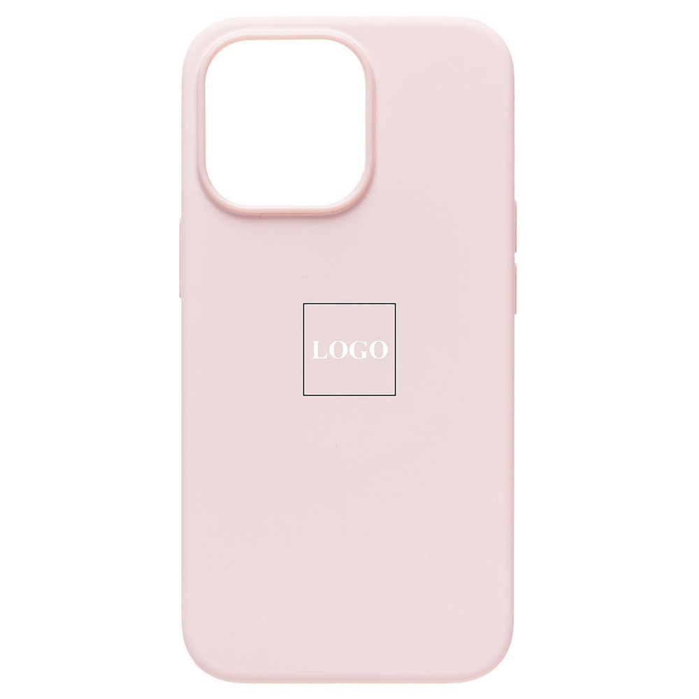 Чехол для iPhone 13 Pro Max силиконовый Silicone Case MagSafe (анимация работает) <розовый> (премиум) #1