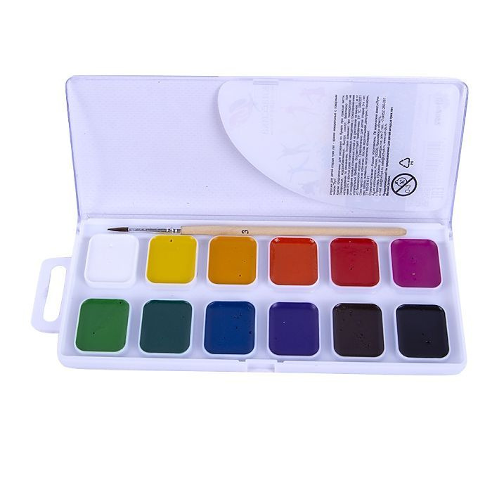 Краски акварельные детские, медовая акварель для рисования, для ...