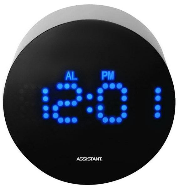 Настольные часы будильник круглые Assistant AH-1025 купить по низкой ...