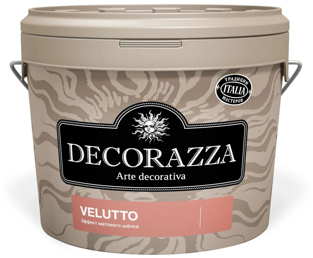 Decorazza Декоративное покрытие Velluto Argento VT001, 1кг #1