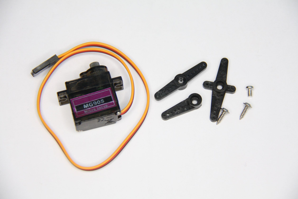 Сервопривод MG90S Micro Servo, металлическая шестерня купить с доставкой по выгодным ценам в