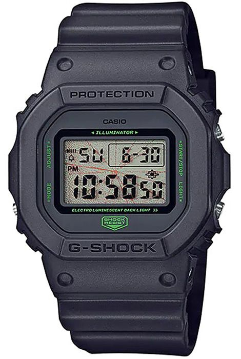 Противоударные мужские наручные часы Casio G-Shock DW-5600MNT-1 с ...