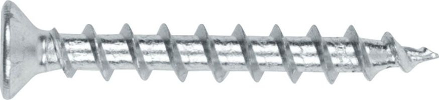 Саморез оконный 4,1х25 мм белый цинк крупная резьба острый STARFIX 300 штук (SMC1-39913-300)  #1