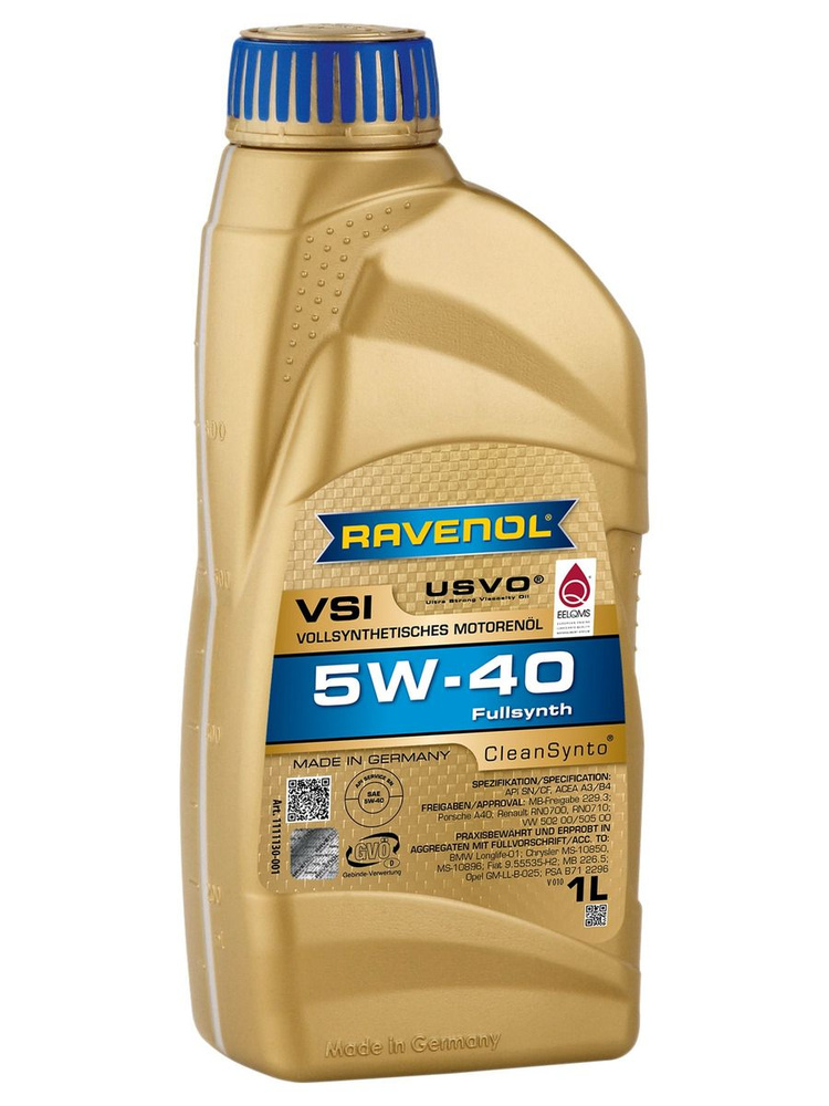 Масло моторное RAVENOL 5W-40 Синтетическое - купить в интернет-магазине ...