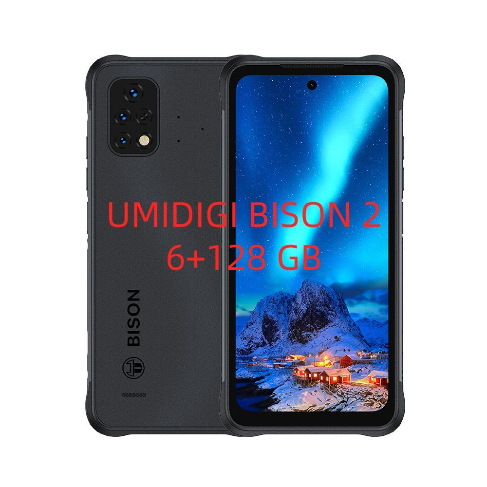 UMIDIGI Смартфон Bison 2/Bison 2 pro 8/128 ГБ, черный