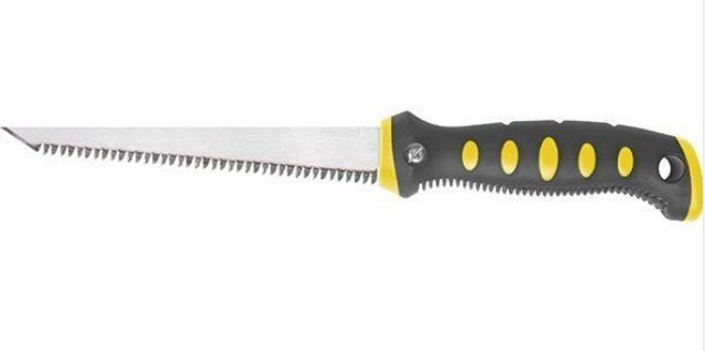 Ножовка ручная для гипсокартона прорезиненная 150 мм FIT 15379  #1