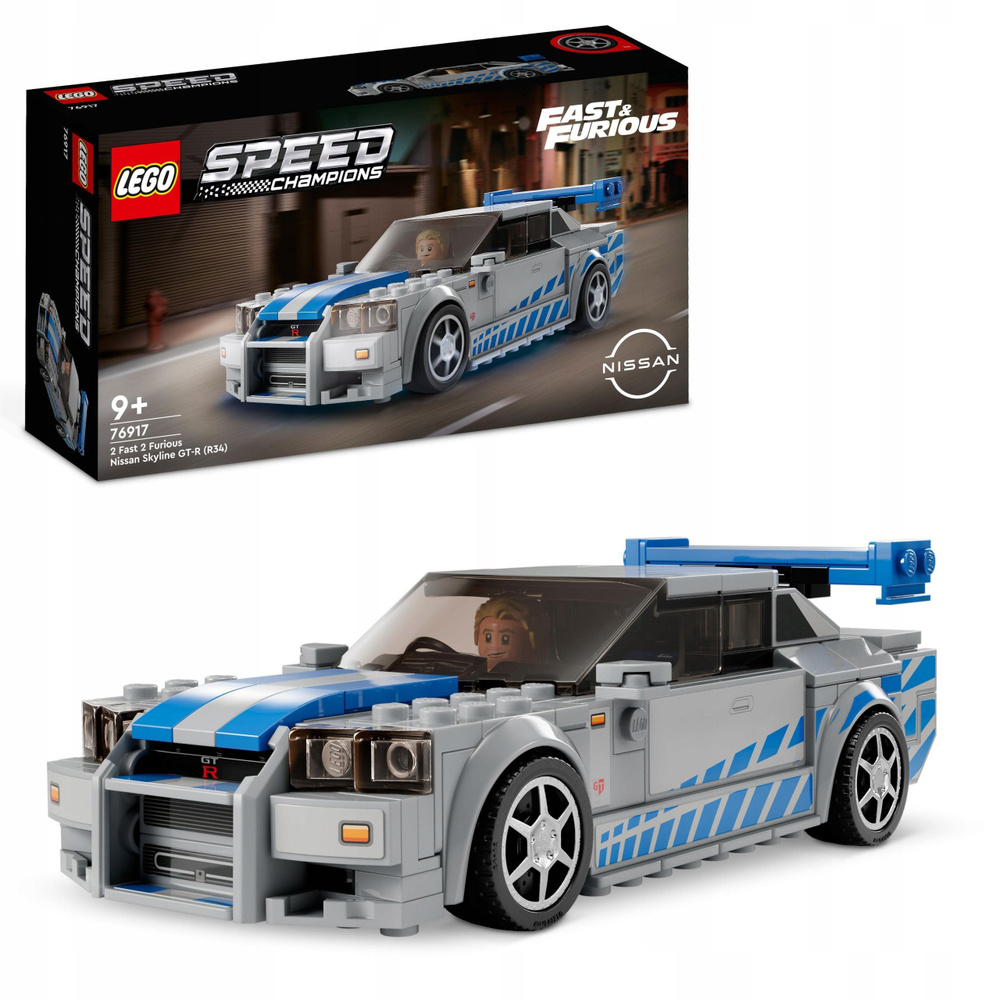 Конструктор LEGO Speed Champions 76917 Двойной Форсаж: Nissan Skyline GT-R  (R34) - купить с доставкой по выгодным ценам в интернет-магазине OZON  (897233618)