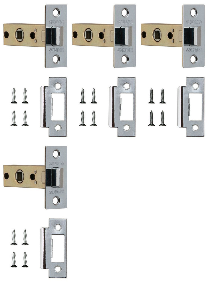 Fuaro защелка врезная f12 45 25