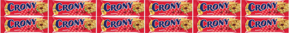 Батончик-мюсли Crony клюква, комплект: 12 упаковок по 50 г #1