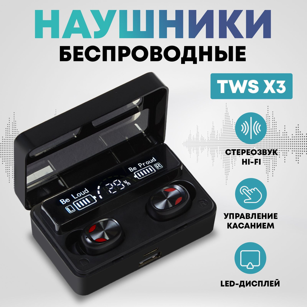 Наушники Внутриканальные Sale Zone TWS X3 - купить по доступным ценам в  интернет-магазине OZON (1346856820)