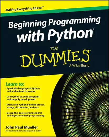 Beginning Programming with Python For Dummies | Mueller John Paul | Электронная книга #1