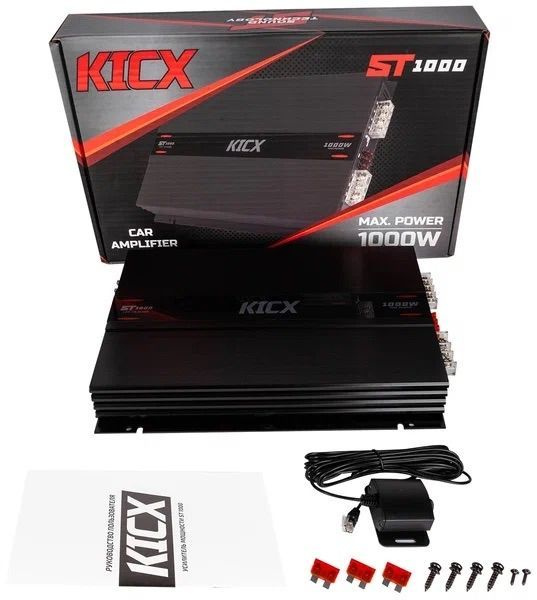 Автомобильный усилитель 1 канал KICX ST 1000 #1