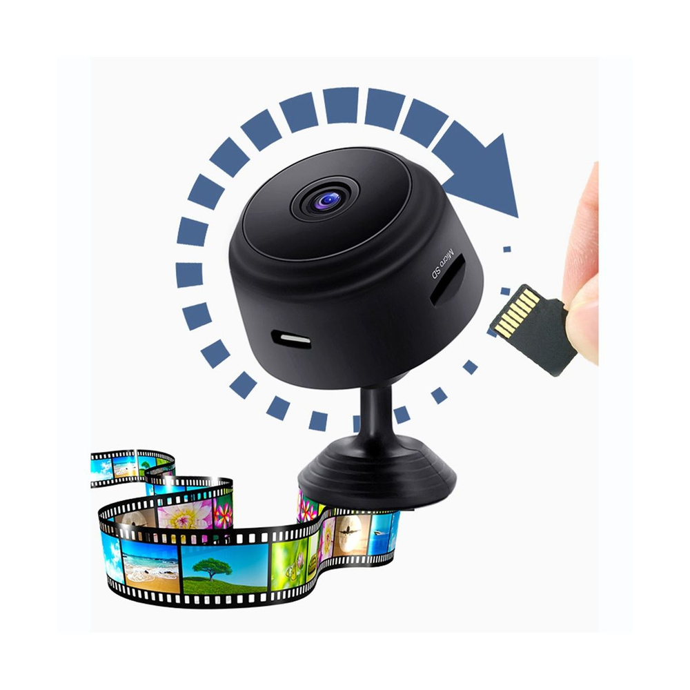 Мини камера A9 WiFi камера 1080P - купить с доставкой по выгодным ценам ...