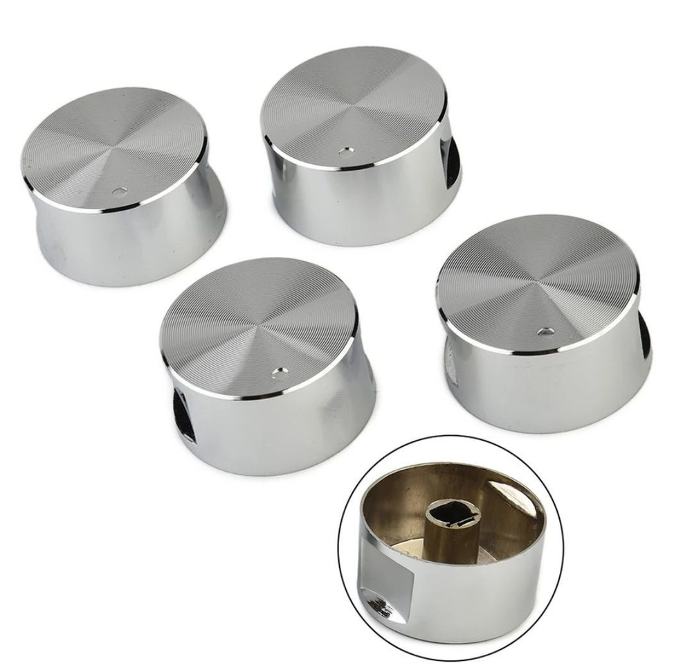 4 шт Ручка для газовой панели, духового шкафа и плиты, металлическая ...