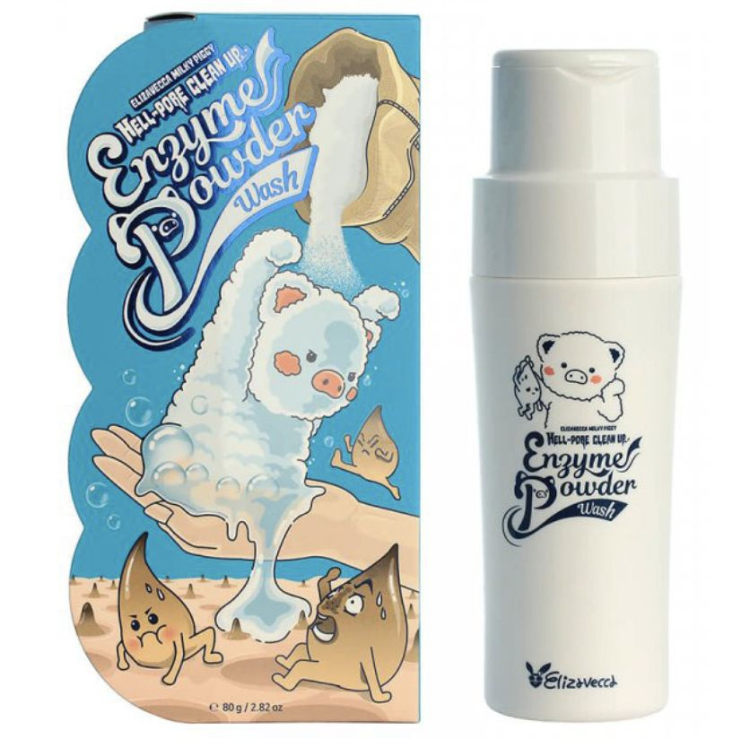 Энзимная пудра для умывания Elizavecca Milky Piggy Hell-Pore Clean Up Enzyme Powder Wash #1