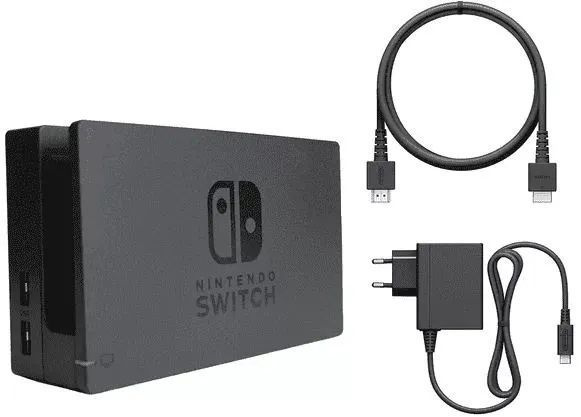 Зарядное устройство + док станция + кабель hdmi Nintendo Switch Dock Set черный блок питания  #1