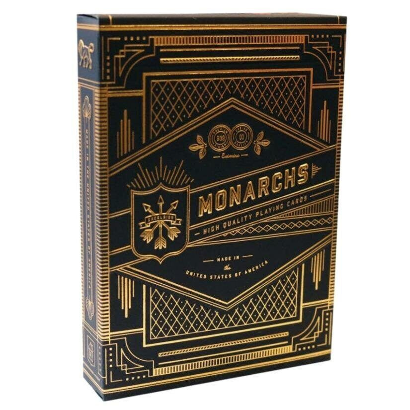 Карты игральные Monarchs Black, 54 шт #1