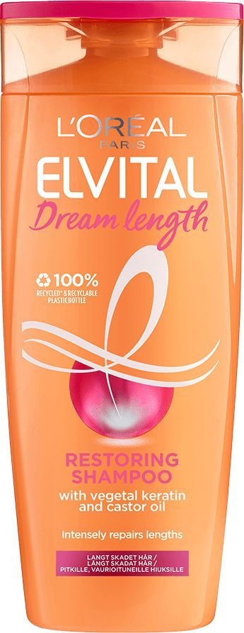 Шампунь Loreal Paris Elvital Dream Length Восстанавливающий для длинных ...