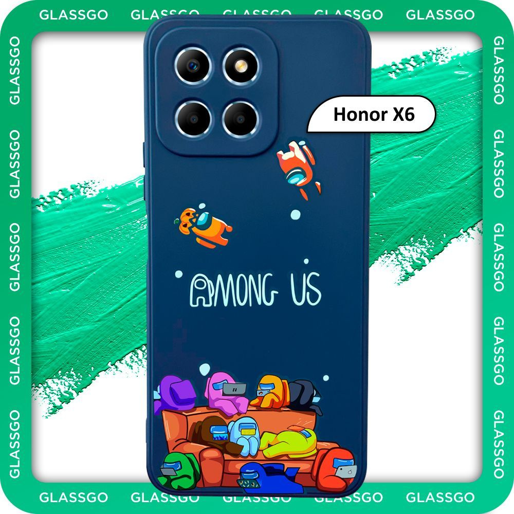 Чехол силиконовый с рисунком Among Us на Huawei Honor X6, на Хонор Х6 -  купить с доставкой по выгодным ценам в интернет-магазине OZON (1006596894)