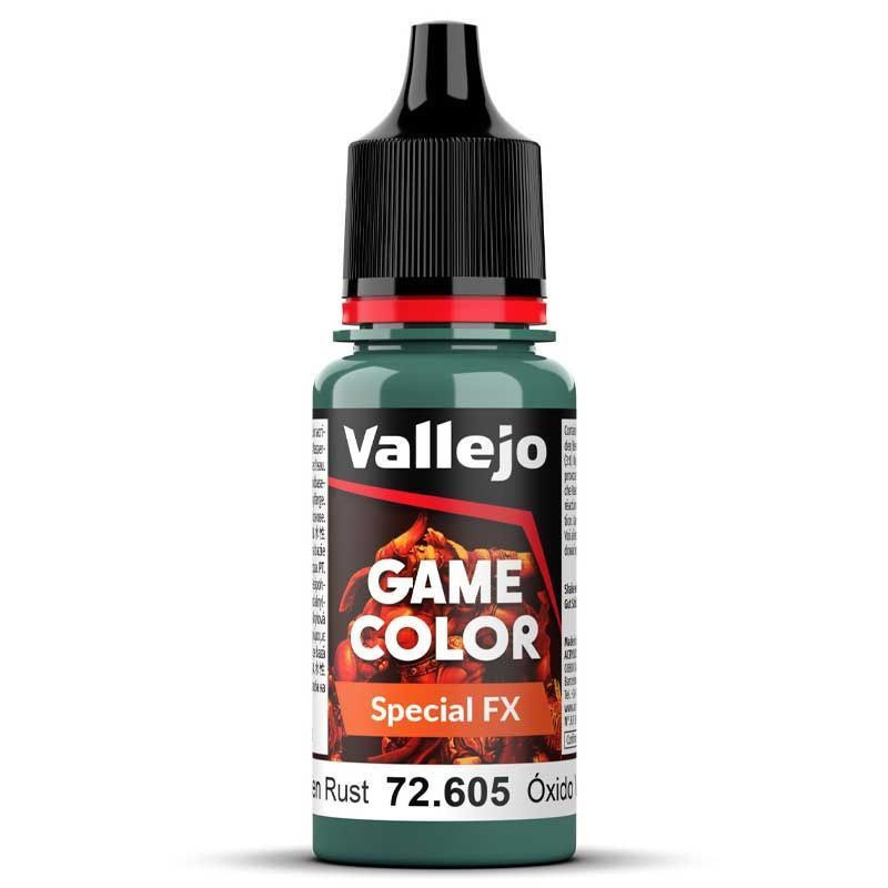 Краска Vallejo Game Color Special FX 72.605 , Green Rust, эффект "зеленая ржавчина", 18 мл  #1