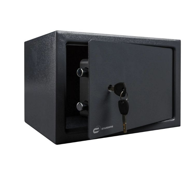 Сейф 15/16 л с ключевым замком 35x23x25 см сталь STANDERS купить по ...