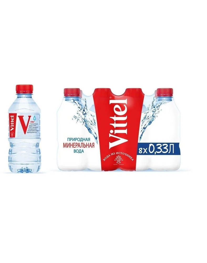 Vittel минеральная вода без газа, 0.33 л. х 8шт. - купить с доставкой ...
