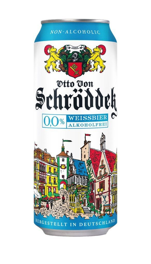 Пиво Otto Von Schrodder безалкогольное, 0.5л.Х 12 ШТУК #1