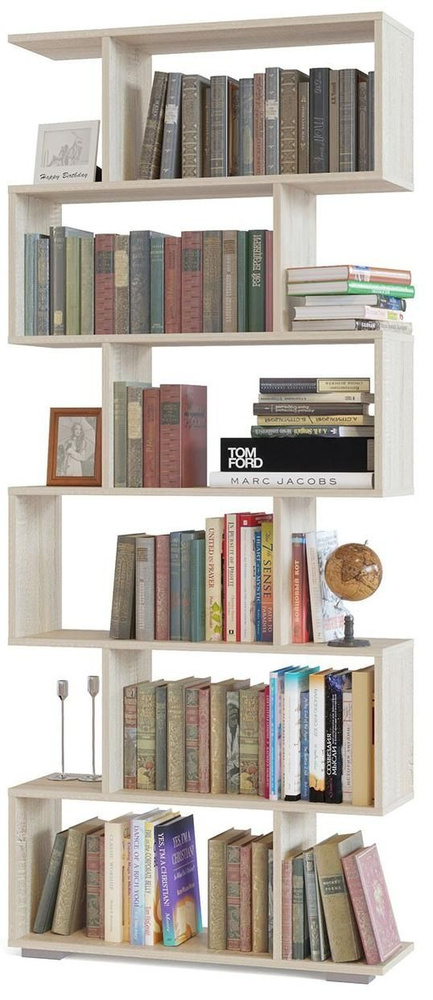 Стеллаж СТ-1_дуб сонома, 80х25.2х190.8 см, Woodville - купить по ...