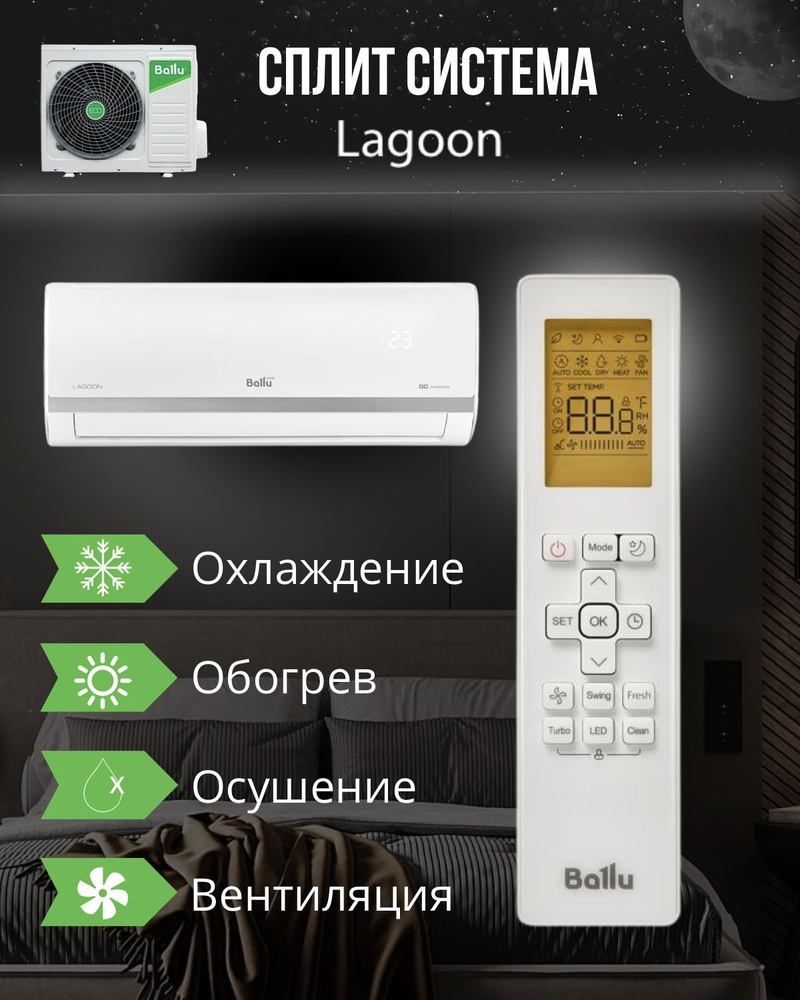 Сплит-система Ballu BSD-09HN1_24Y Lagoon - купить по доступным ценам в ...
