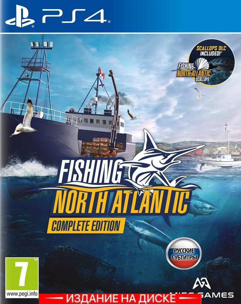 Игра Fishing North Atlantic Complete Edition (PlayStation 4, Русские  субтитры)