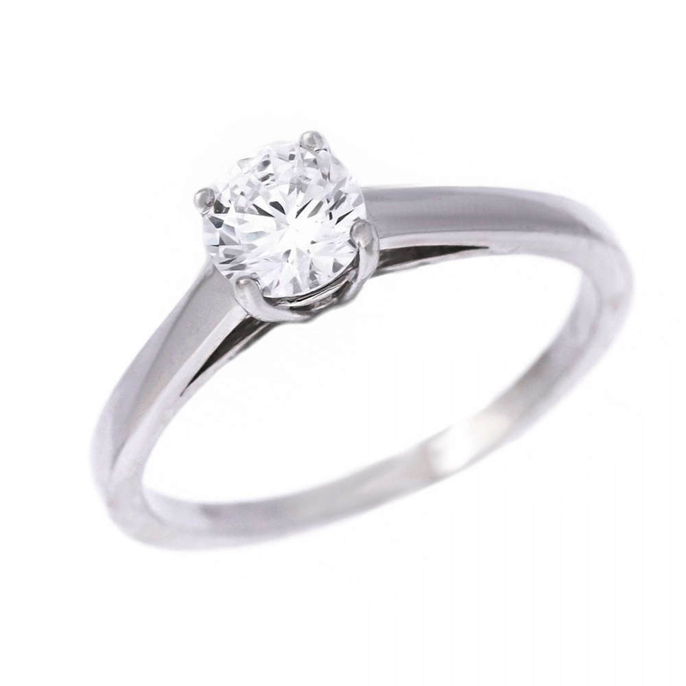 Золото Дисконт Кольцо ювелирное с фианитом из серебра 925 пробы, вст ...