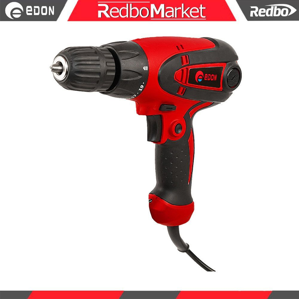 Дрель-шуруповерт Edon DS-550, От сети, 550 Вт - купить по низкой цене в ...