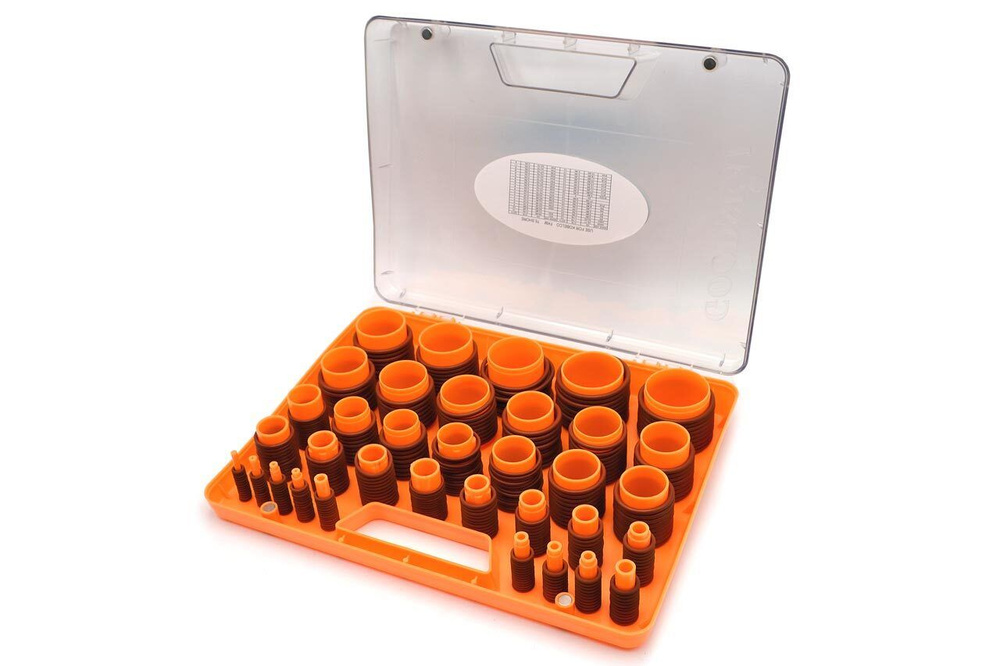 Набор колец фторкаучуковых уплотнительных O-Ring FKM75 KOBELCO 417шт ...