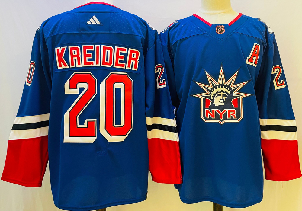 NHL джерси хоккейная Нью-Йорк Рейнджерс New York Rangers Jersey 31 Chris Shesterkin  #1