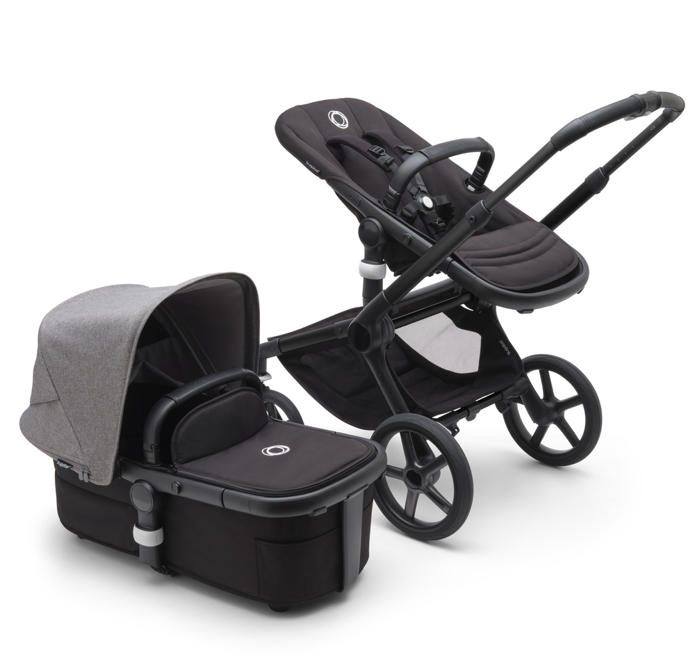 Коляска Bugaboo Fox 5 Black/ midnight black/Grey #1