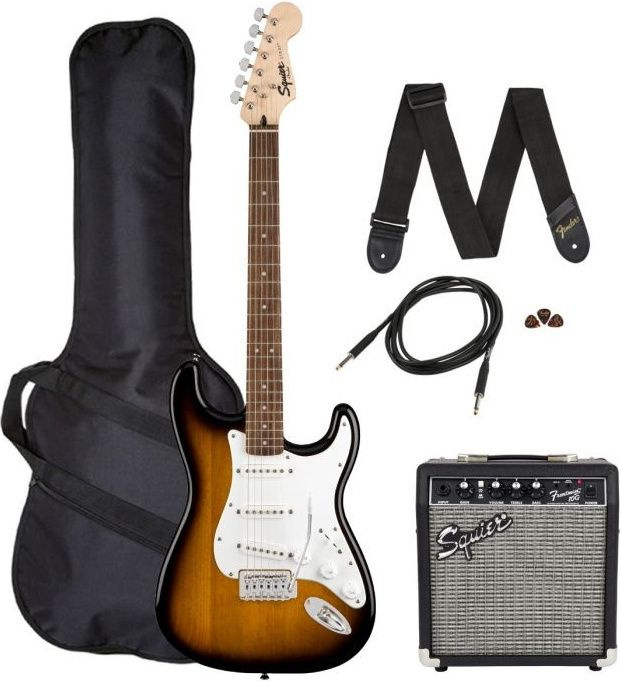 Fender squire deals strat sunburst