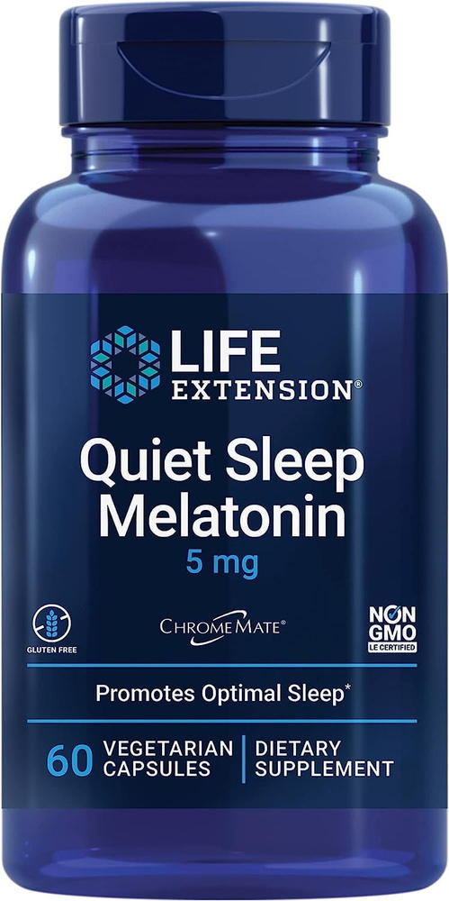 Life Extension Quiet Sleep Melatonin Мелатонин, 5mg 60 капсул - купить ...