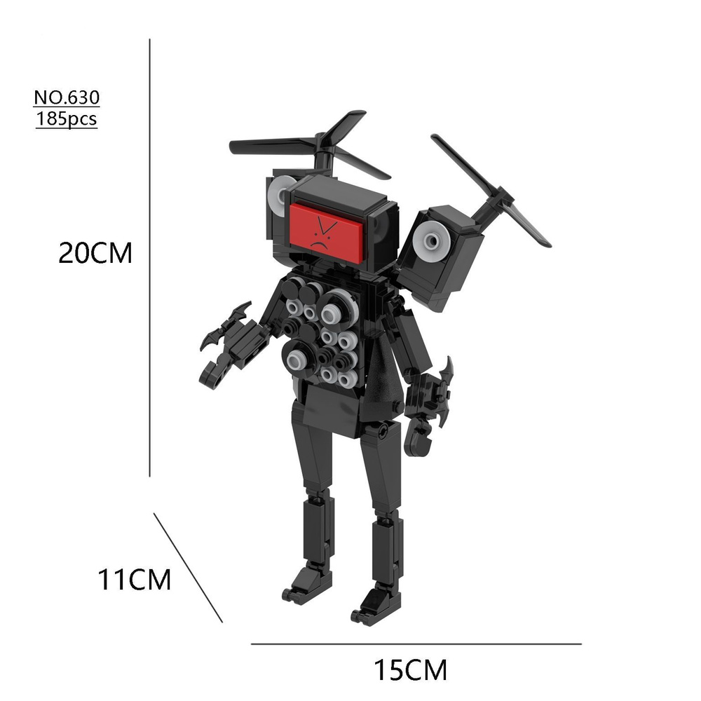 конструктор Совместимость с LEGO Skibidi 2024Новый Туалет Skibidi  (Телеведущий, 185 шт) - купить с доставкой по выгодным ценам в  интернет-магазине OZON (1247934222)