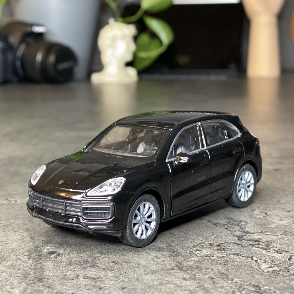 Металлическая машинка Welly PORSCHE CAYENNE TURBO Порше Кайен Турбо,  инерционная, цвет Черный - купить с доставкой по выгодным ценам в  интернет-магазине OZON (969904639)