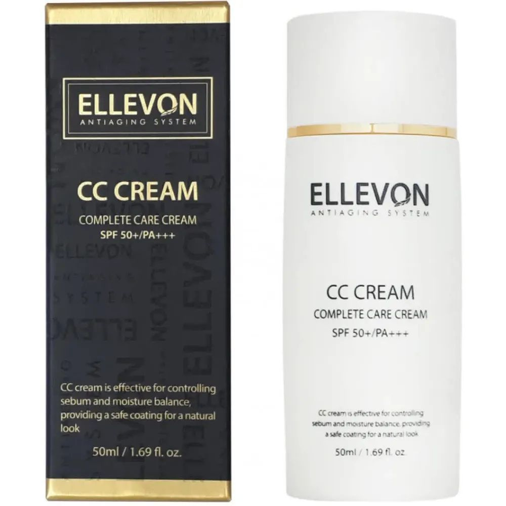 Ellevon тональный крем Ellevon CC Complete Care Cream SPF 50+ PA+++ 50 мл #1