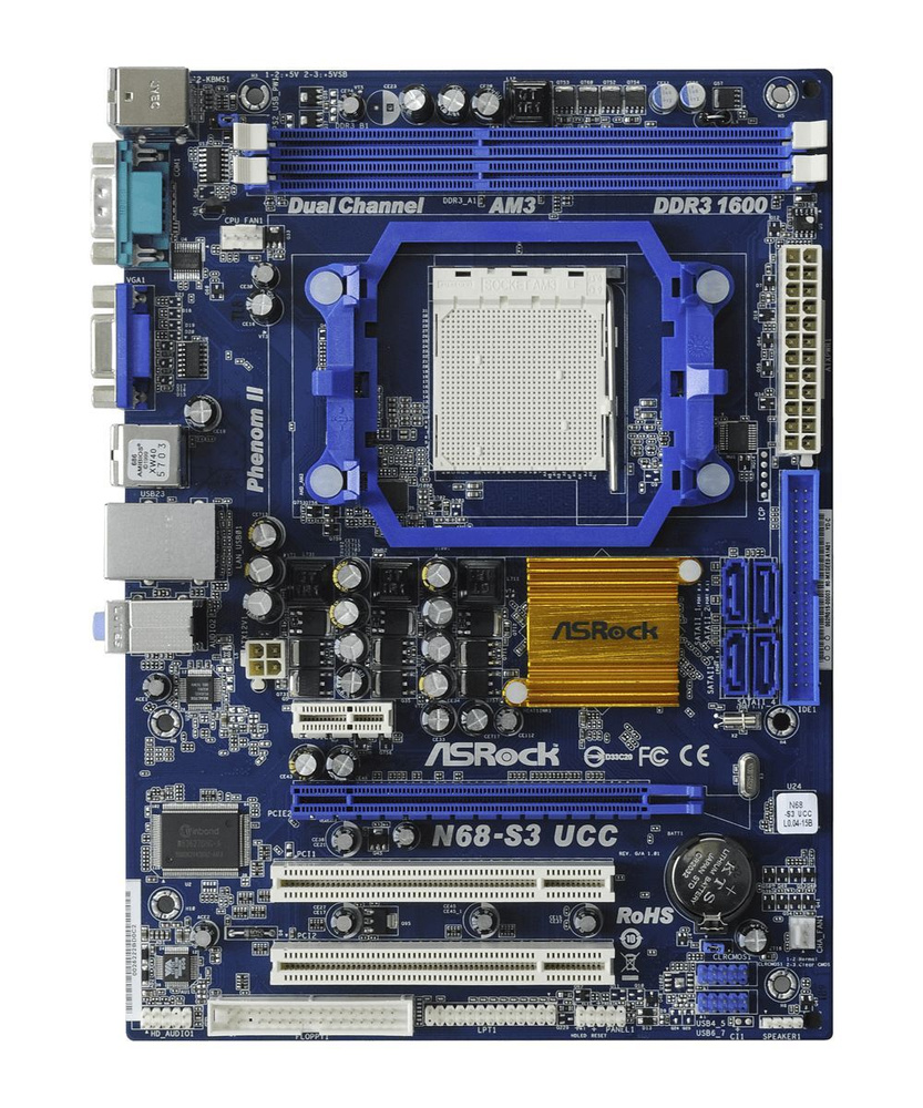 N68c s характеристики. Материнская плата ASROCK n68-s3. Материнская плата n68-s3 UCC. Материнская плата ASROCK n68-GS UCC. Материнские платы am3 ASROCK.