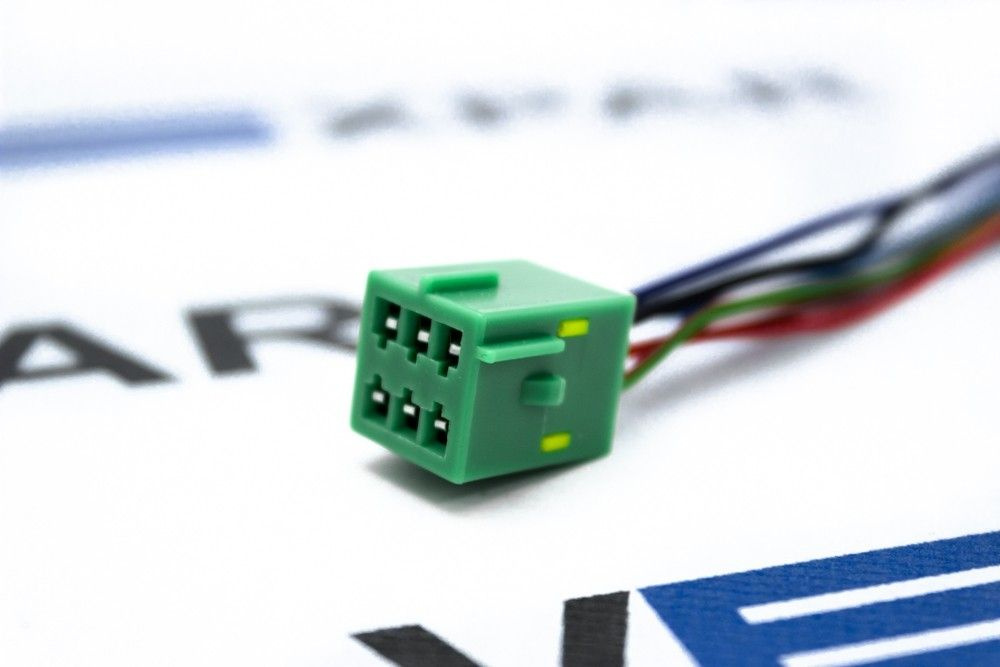 Кабель Разъем электрозеркал (папа) Лада Гранта / Калина / Веста ...