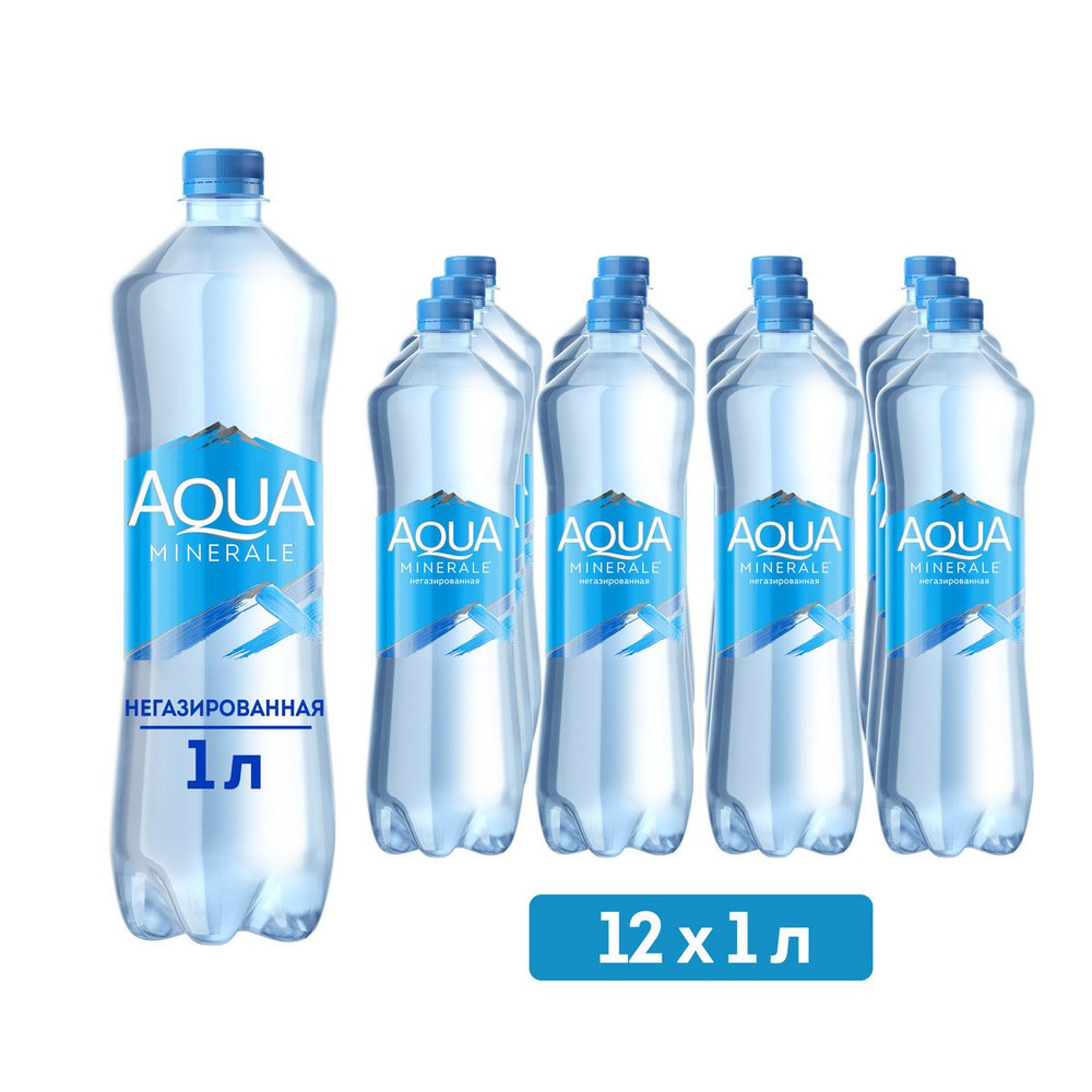 Вода негазированная Aqua Minerale, 12 шт х 1 л #1