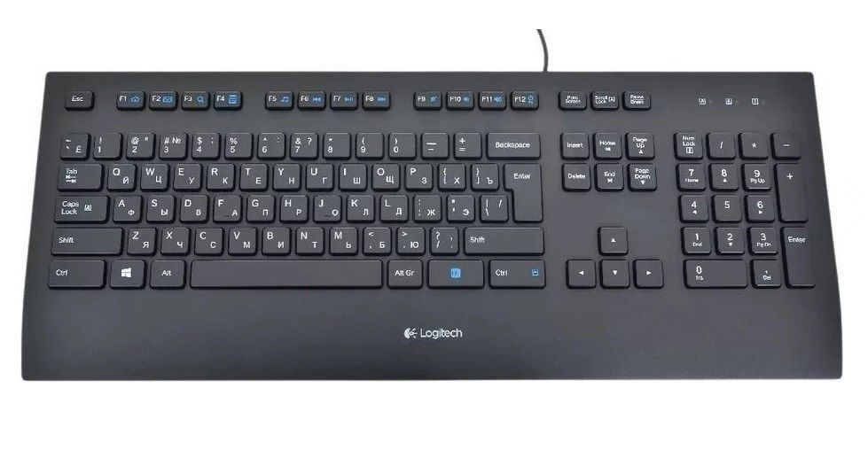 Logitech k280e. Logitech Corded Keyboard k280e Black USB. Logitech k280e USB Black. Клавиатура Logitech k280e (920-005215).