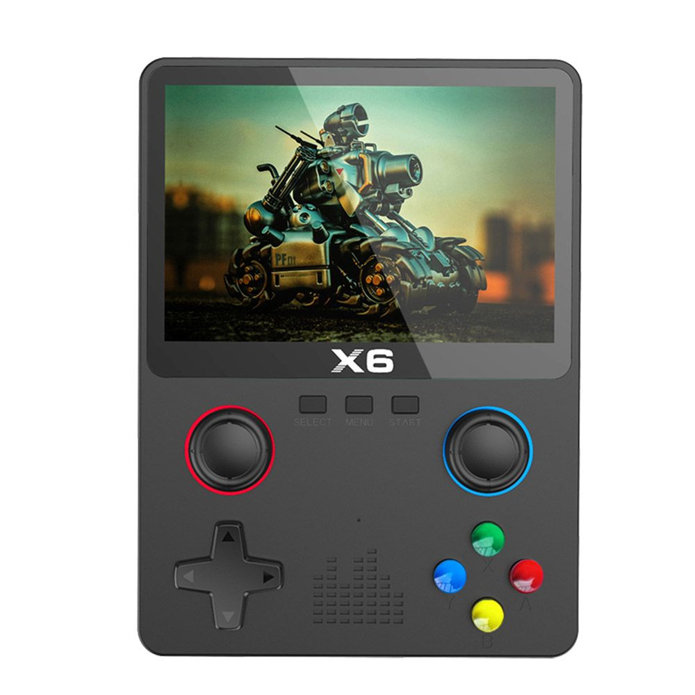 Новейшая портативная игровая консоль X6 3,5-дюймовый IPS-экран Mini  Handheld Game (черный) - купить с доставкой по выгодным ценам в  интернет-магазине OZON (1164112117)