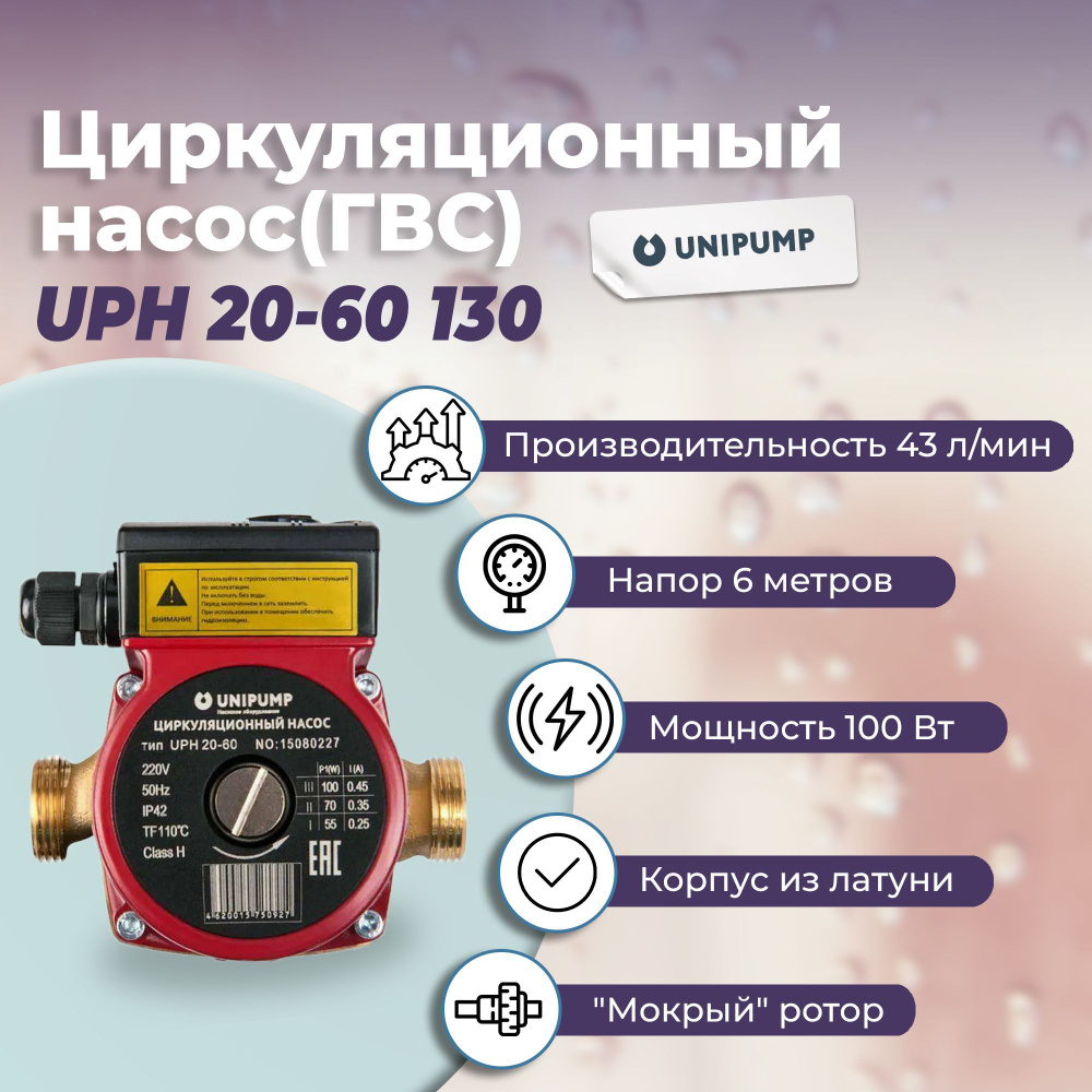 Электрический насос Unipump UPН -  по выгодной цене в интернет .
