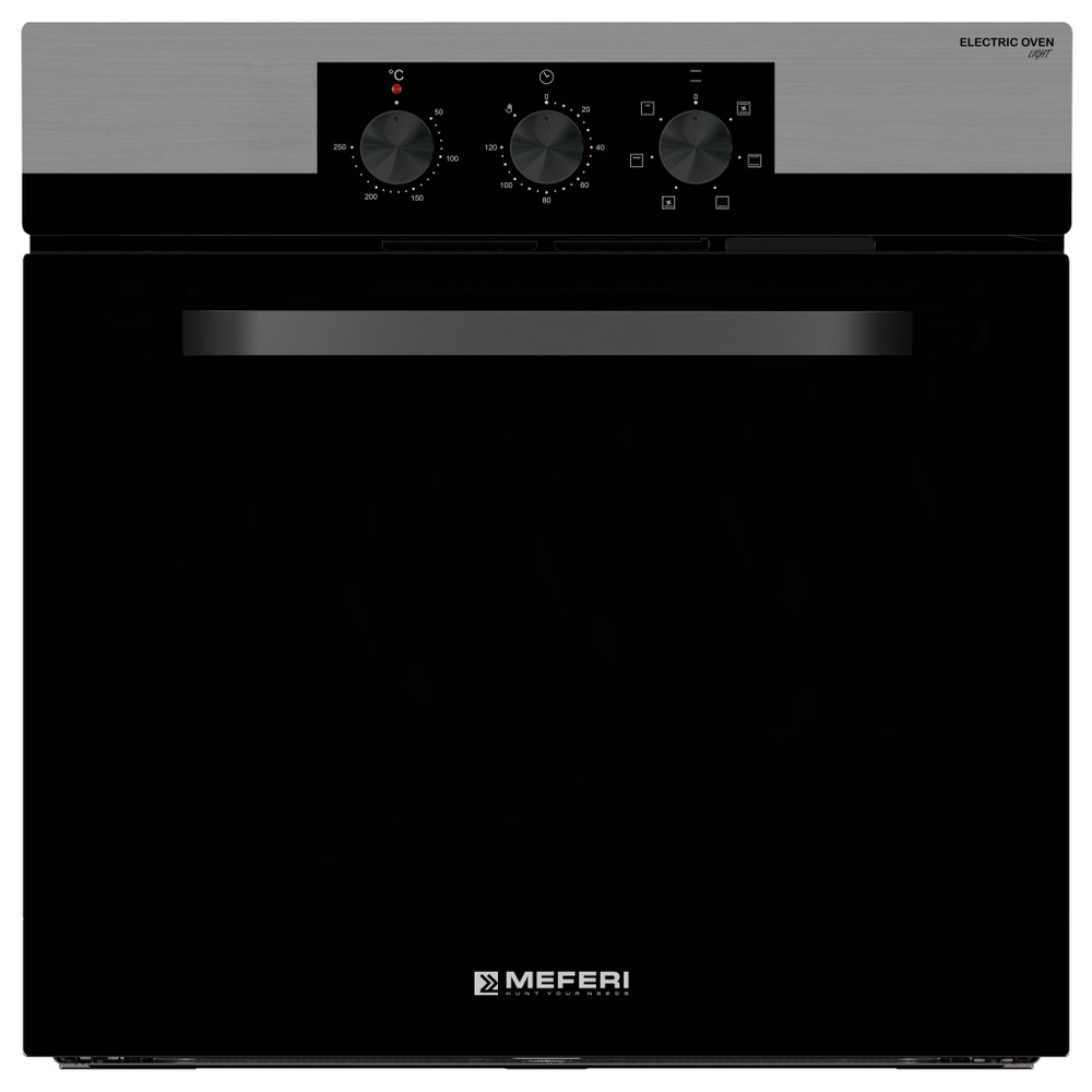 Электрический духовой шкаф MEFERI MEO606IX LIGHT, с грилем и конвекцией ...