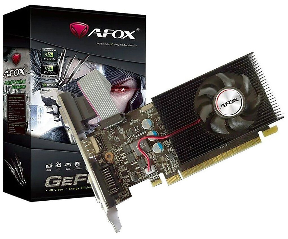 Видеокарта AFOX GeForce GT 730, 4 ГБ DDR3 - купить по низким ценам в  интернет-магазине OZON (1151787399)