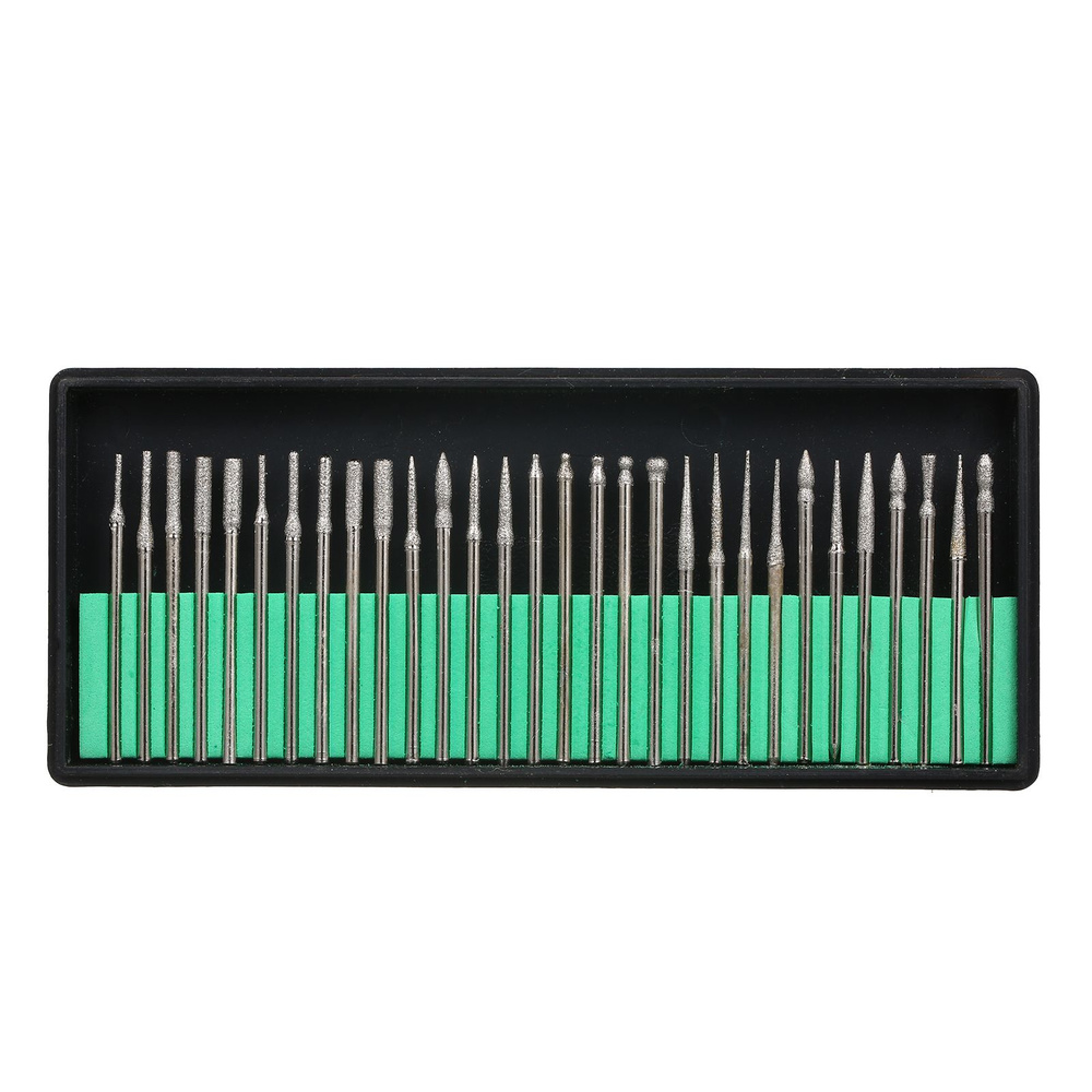 Бур, 30 штук, алмазные буры, подходят для металлообработки и ...