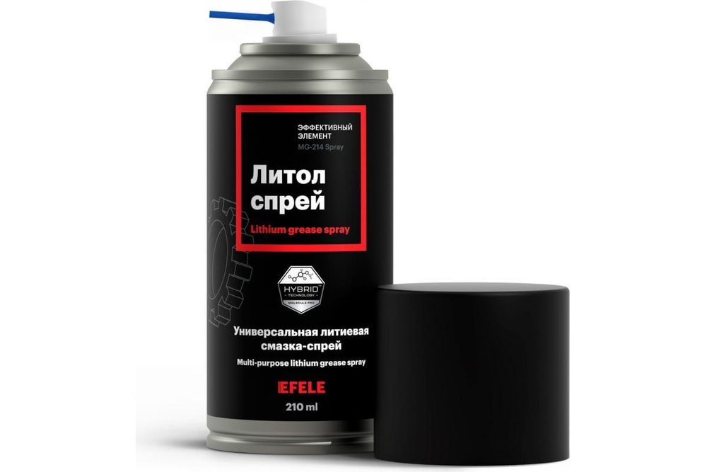 Универсальная литиевая смазка EFELE Литол Спрей, 210мл -  в .